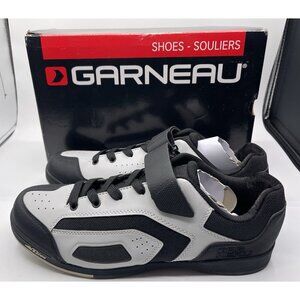 Louis Garneau Men's Cobalt Lace‎ Cycling Shoes Size 11.5 US EU 46 Black White